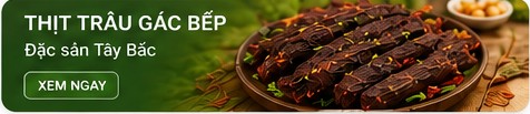 Thịt trâu gác bếp
